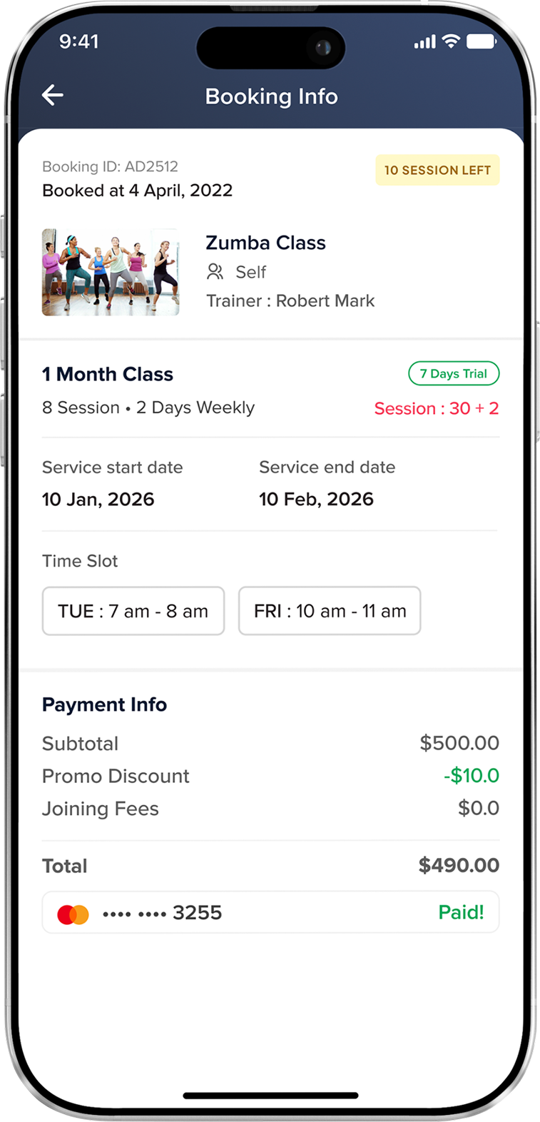 Partner Payment Details